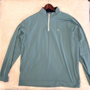 Rhoback q-zip. Size XL. Teal and white. Smoke free home.